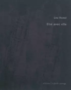 Couverture du produit · Else avec Elle