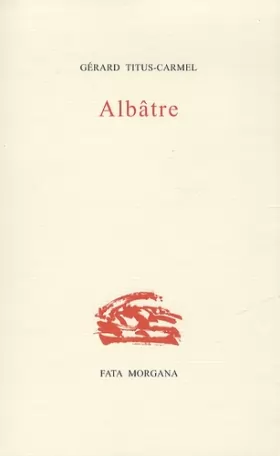 Couverture du produit · Albâtre