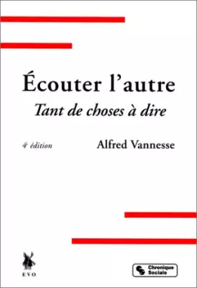 Couverture du produit · Ecouter l'autre