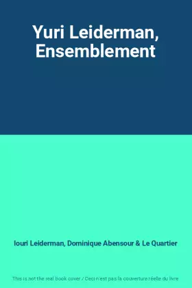 Couverture du produit · Yuri Leiderman, Ensemblement