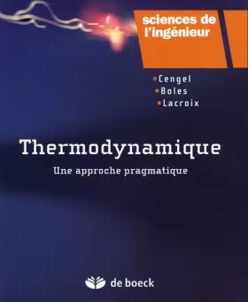 Couverture du produit · Thermodynamique : Une approche pragmatique
