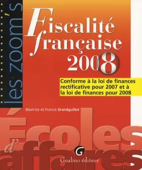 Couverture du produit · Fiscalité française