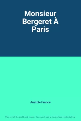 Couverture du produit · Monsieur Bergeret À Paris