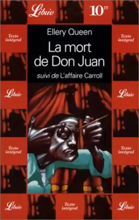 Couverture du produit · La mort de Don Juan. suivi de L'affaire Carroll
