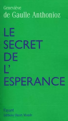 Couverture du produit · Le Secret de l'espérance