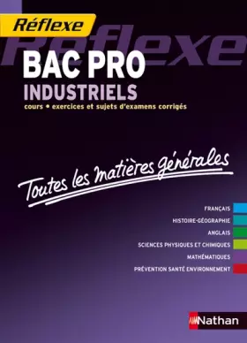 Couverture du produit · MATIERES GENERALES BAC PRO IND