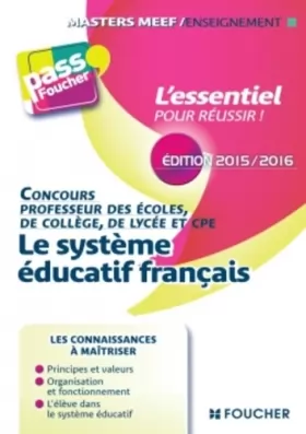 Couverture du produit · Pass'Foucher - Le système éducatif Français Edition 2015-2016