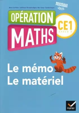 Couverture du produit · Mathématiques CE1 Cycle 2 Opération Maths : Le mémo/Le matériel