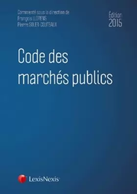 Couverture du produit · Code des marchés publics 2015