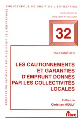 Couverture du produit · Les cautionnements et garanties d'emprunt donnés par les collectivités locales