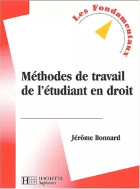 Couverture du produit · Méthodes de travail de l'étudiant en droit