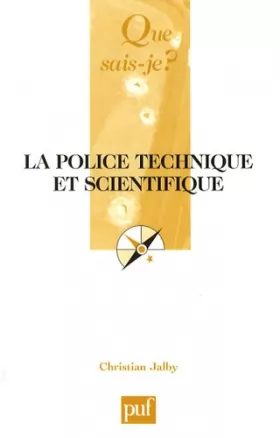 Couverture du produit · La police technique et scientifique