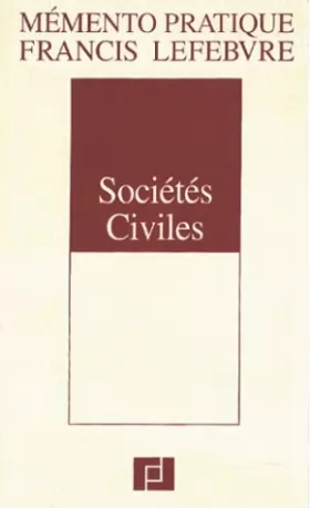 Couverture du produit · Sociétés civiles 2004
