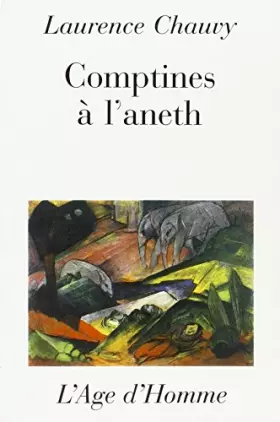 Couverture du produit · Comptines à l'aneth