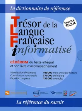 Couverture du produit · Trésor de la Langue Française informatisé