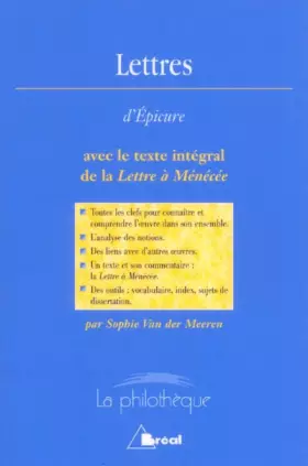 Couverture du produit · Lettre à Ménecée (Epicure)