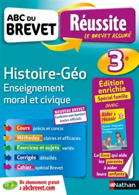 Couverture du produit · ABC du Brevet Réussite Famille - Histoire Géo EMC 3e