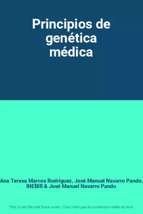 Couverture du produit · Principios de genética médica