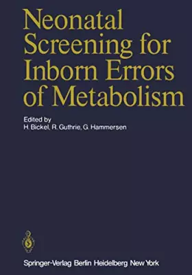 Couverture du produit · Neonatal Screening for Inborn Errors of Metabolism