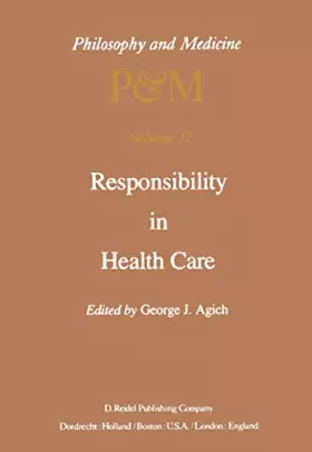 Couverture du produit · Responsibility in Health Care. the Philosophy and Medicine Series.
