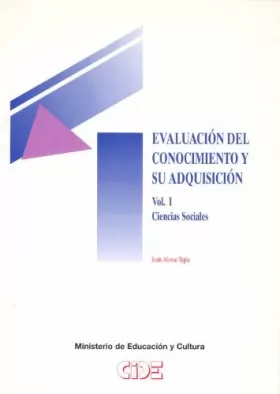 Couverture du produit · Evaluación del conocimiento y su adquisición (vol. I). Ciencias sociales