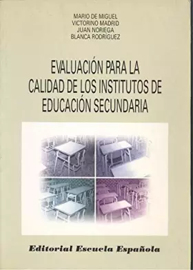 Couverture du produit · Evaluacion para la calidad de los institutos de eso