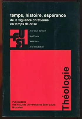 Couverture du produit · De la vigilance chrétienne en temps de crise