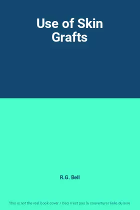 Couverture du produit · Use of Skin Grafts