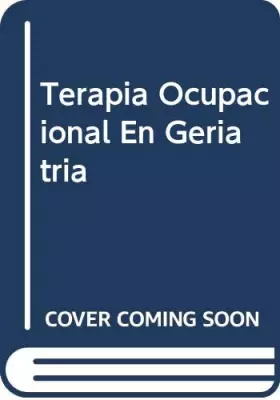 Couverture du produit · Terapia ocupacional en geriatria