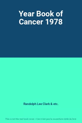Couverture du produit · Year Book of Cancer 1978