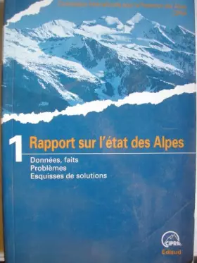 Couverture du produit · Premier rapport, état des Alpes