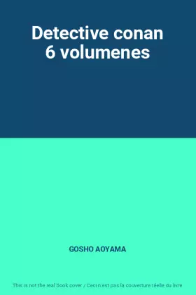 Couverture du produit · Detective conan 6 volumenes