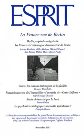 Couverture du produit · Esprit, N° 379, Novembre 201 : La France vue de Berlin