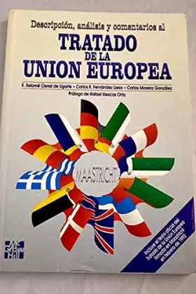 Couverture du produit · Descripcion, analisis y comentarios al tratado de la union europea