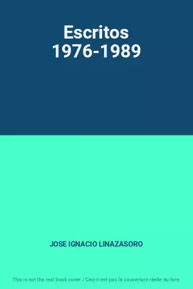 Couverture du produit · Escritos 1976-1989