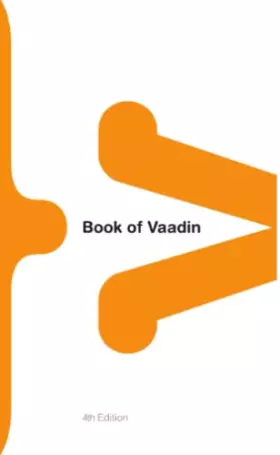 Couverture du produit · Book of Vaadin - 4th Edition