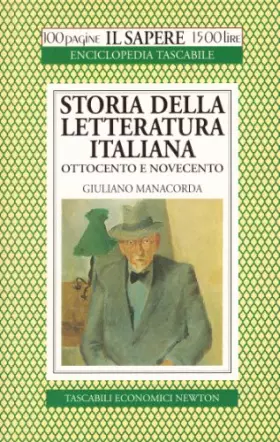 Couverture du produit · Storia della letteratura italiana. Ottocento e Novecento (Vol. 3)