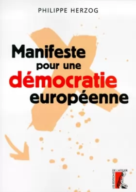 Couverture du produit · Manifeste pour une démocratie européenne