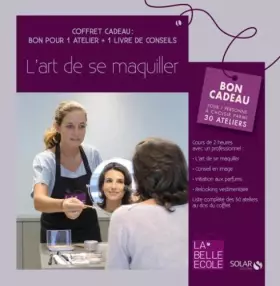 Couverture du produit · Coffret Cadeau 2 en 1 : &34L'art de se maquiller&34 - Bon pour 1 atelier de 2h + 1 livre de conseils (Ancien prix éditeur : 750