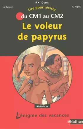 Couverture du produit · Le voleur de papyrus : Du CM1 au CM2