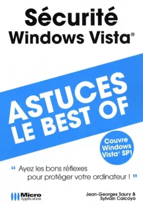 Couverture du produit · Sécurité Windows Vista