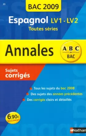 Couverture du produit · ANNAL 09 ABC SUJ COR ESPAGNOL