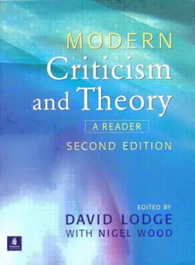 Couverture du produit · Modern Criticism and Theory: A Reader