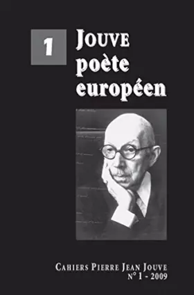 Couverture du produit · Cahiers pierre jean jouve 1 - jouve poete europeen