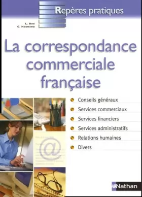 Couverture du produit · La correspondance commerciale française