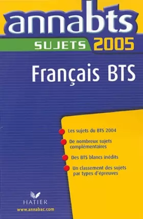 Couverture du produit · Français BTS: Sujets