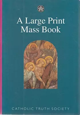 Couverture du produit · Large Print Mass Book