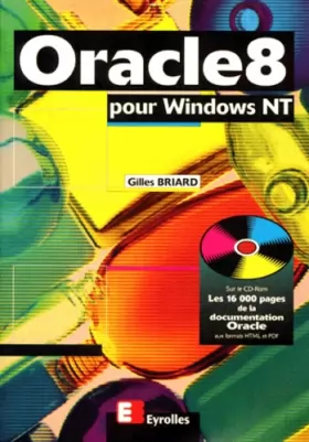 Couverture du produit · ORACLE 8 POUR WINDOWS NT. Avec CD-ROM
