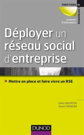 Couverture du produit · Déployer un réseau social d'entreprise - Mettre en place et faire vivre un RSE