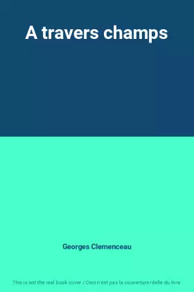 Couverture du produit · A travers champs